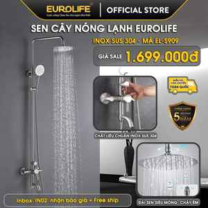 Bộ sen tắm đứng nóng lạnh Eurolife EL-S909