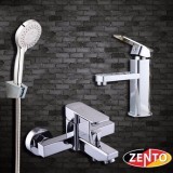 Bộ sen tắm và vòi lavabo Zento CB007