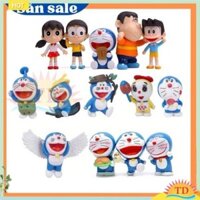 Bộ Set 14 Mô Hình Nhân Vật Doremon Và Các Bạn