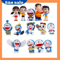 Bộ Set 14 Mô Hình Nhân Vật Doremon Và Các Bạn
