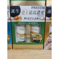 Bộ (set 3) dầu gội-xả-ủ Pantene xanh lá cây (nội địa Nhật)