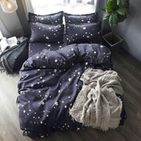 Bộ SET Chăn Ga 5 món Trải Giường Drap cotton poly kèm ruột chăn ( lồng or trần ) Set Vỏ Bộ Set chăn ga gối nhiều màu