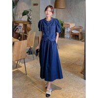 Bộ Set chân váy + áo croptop e..lle xẻ V