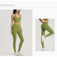 Bộ Set Quần Áo Tập Gym Yoga Nữ Cao Cấp Vải Lycra