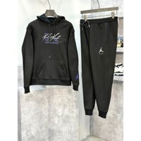 Bộ, Set thời trang thu đông Hoodie Nike Jordan họa tiết logo chữ LA