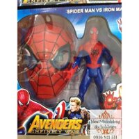 Bộ siêu anh hùng người nhện. người sắt. captain,,, cỡ lớn kèm mặt nạ (Khách chat chọn mẫu)