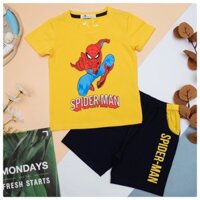 Bộ siêu nhân người nhện spiderman, thương hiệu Liti baby, chất cotton mềm mịn mát, Size 2-10, 9-30kg.