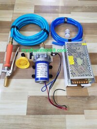 Bộ sịt rửa xe, vệ sinh máy lạnh, tưới lan bằng máy bơm áp lực 12v-120w DP 2800