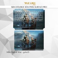 Bộ skin dán phím Surface Pro 3, 4, 5, 6, 7, 8, 9, X, Go... mẫu God of War - gofw13