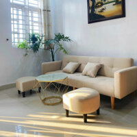 Bộ Sofa Giường Ngủ Thông Minh (Sofa Bed) Dài 2m Có Tay 6 Chân Gỗ Sofa Không Lò Xò Bền Đẹp