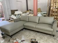 Bộ Sofa Góc Bọc Da Cao Cấp 2m6x1m7 - 01