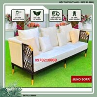 Bộ sofa Khung đồng Nệm Cao Cấp Juno Sofa dài 2m