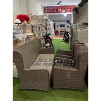 bộ sofa mây nhựa cao cấp băng 1m8 thanh lí