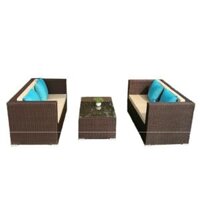 Bộ sofa nhựa giả mây 01