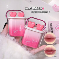 Bộ son bóng nhung GegeBear Heartbeat Water Gloss, phong cách Hàn Quốc, son bóng màu sắc phong phú, lâu trôi