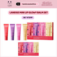 Bộ Son Dưỡng Laneige Mini Lip Glow Balm Set căng mọng môi