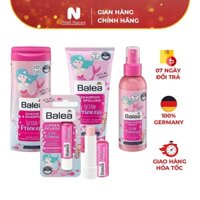 Bộ son dưỡng, tắm gội xả , dưỡng tóc balea ocean princess công chúa cho bé gái