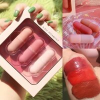 Bộ son kem lì Flash Moment mini trang điểm hình viên con nhộng - Duongtri964