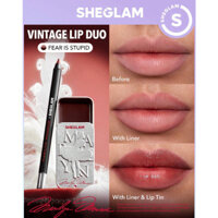 Bộ son môi Marilyn Monroe X SHEGLAM, chì kẻ viền môi kèm son Sheglam