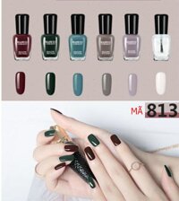 Bộ sơn móng tay HAN RUO Naiil polish 06 chai mã 813 - hàng nhập khẩu