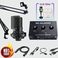 Bộ Sound Card M-Audio M-Track Solo Và Micro Takstar SM8B (2nd) Gen Mới 2024