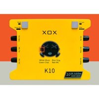 Bộ sound card XOX K10/KS108 chính hãng BH 12 tháng [ Chính hãng BH 1 đổi 1 ]