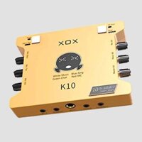 Bộ sound card XOX K10/KS108 hát livestream karaoke hay lọc giọng và âm thanh tốt -Tốt