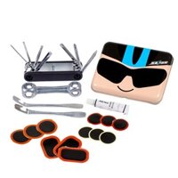 Bộ sửa chữa lốp xe đạp Mini Đa chức năng Xe đạp xe đạp 7 trong 1 Dụng cụ gấp lốp Muỗng cờ lê Bộ keo