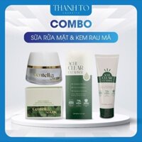 Bộ Sữa Rửa Mặt & Kem Rau Má dành cho da mụn | Thanh To Cosmetic