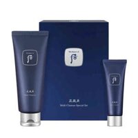 Bộ sữa rửa mặt và kem chống nắng nam Whoo Foam Cleanser for Men Special Set