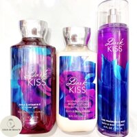 BỘ SỮA TẮM LOTION DƯỠNG THỂ XỊT THƠM TOÀN THÂN DARK KISS SHOWER GEL BODY LOTION BODY MIST BATH & BODY WORKS USA
