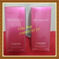 Bộ sữa tắm và dưỡng thể lancome miracle 150ml