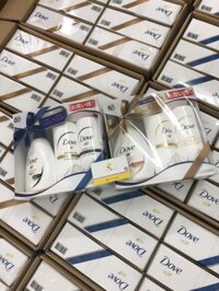 Bộ sữa tắm,gội xả DOVE hương Shea butter và vanilla