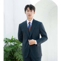 Bộ Suit Jacket, Vest nam Gentlehome màu xanh ngọc vải tuýp si và quần sidetab (EMERALD)