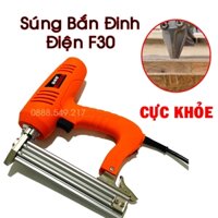 Bộ Súng Bắn Đinh Điện F30 Đầy Đủ Công Suất 2000W Siêu Khỏe Mẫu Mới Chuyên Bắn Gỗ, Nhựa, Aluminium, Thạch Cao - Free Ship