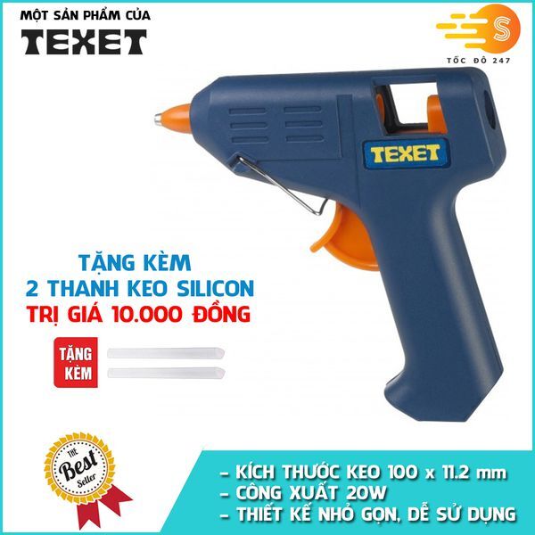 Bộ súng bắn keo và keo Texet HH-158