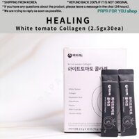 Bổ sung bột Collagen cà chua trắng Hàn Quốc (2,5g x 30 gói) cho sức khỏe và độ sáng da
