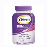 Bổ sung Canxi, D3 và khoáng chất với Caltrate 600 + D3 Plus Minerals Mỹ 120 viên