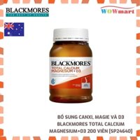 Bổ sung Canxi, Magie và D3 Blackmores Total Calcium Magnesium+D3 200 viên