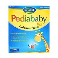 Bổ Sung Canxi Pediababy Kid Calcium Nano Mediphar (H/20o/10ml)