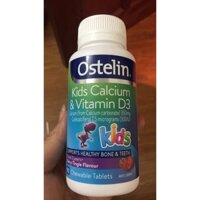 Bổ sung Canxi - Vitamin D cho bé - Ostelin Kid (90 viên) (2-13 tuổi)