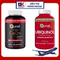 Bổ sung CoQ10 cho tim Ubiquinol Qunol Mega CoQ10 Ubiquinol 100mg 120 viên