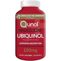 Bổ sung CoQ10 cho tim Ubiquinol Qunol Mega CoQ10 Ubiquinol 100mg 120 viên [ Hàng Mỹ ]