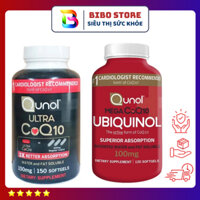 Bổ sung CoQ10 cho tim Ubiquinol Qunol Mega CoQ10 Ubiquinol 100mg 120 viên