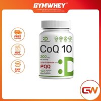 Bổ Sung CoQ10 Chống Oxi H óa T ế Bào DEAL SUPPLEMENT COQ10 200MG PQQ 200MCG 240 VIÊN