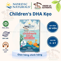 Bổ Sung DHA Children's DHA Kẹo Cho Bé Thông Minh, Phát Triển Não Bộ Chính Hãng Bay Air 30 Viên