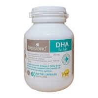 Bổ sung DHA cho trẻ - DHA Bio Island Úc 60 viên