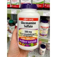 Bổ sung Glucosamine Webber Naturals Glucosamine sulfate 500mg, hộp 330 viên