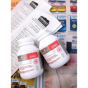 Viên bổ sung kẽm Bio Island Zinc cho em - 120 viên