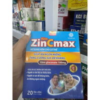 bổ sung kẽm zinc max hộp 20 ống